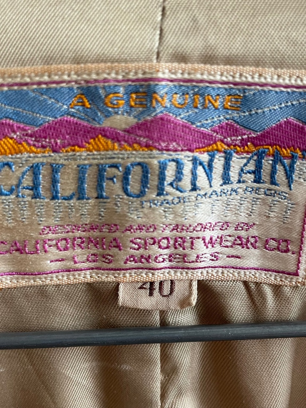 Vintage Californian Suede Nubuck Leather Sport coat, Size - Picture 3 of 8